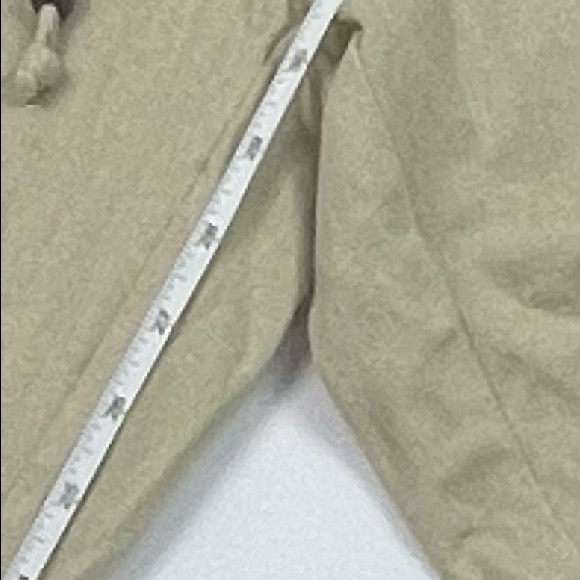 NWT poplooks draw string linen khaki pants - Picture 10 of 10